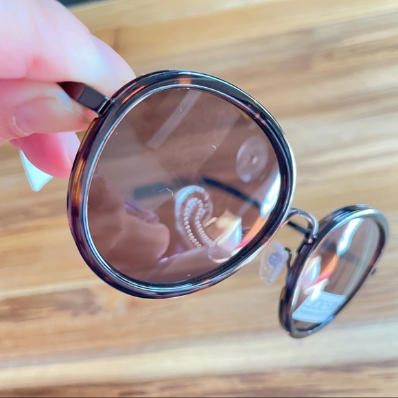 Joe’s Jeans Round Sunglasses Dark Tortoise - Picture 6 of 10